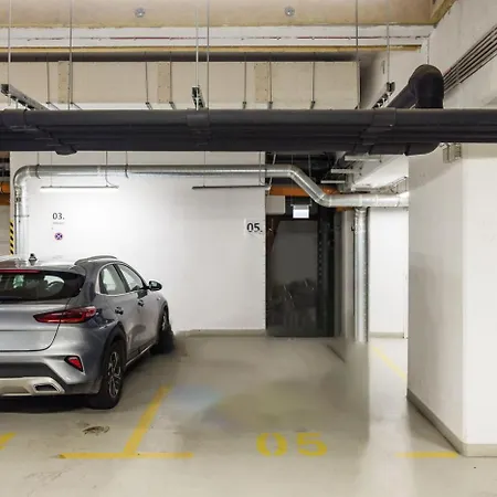 Apartmán Modern Hub With Terrace & Parking Budapešť