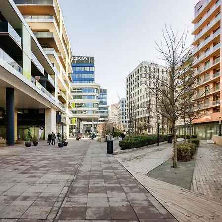 Modern Hub With Terrace & Parking Apartament Budapeszt