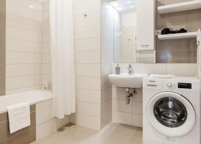 Apartament Modern Hub With Terrace & Parking Budapeszt