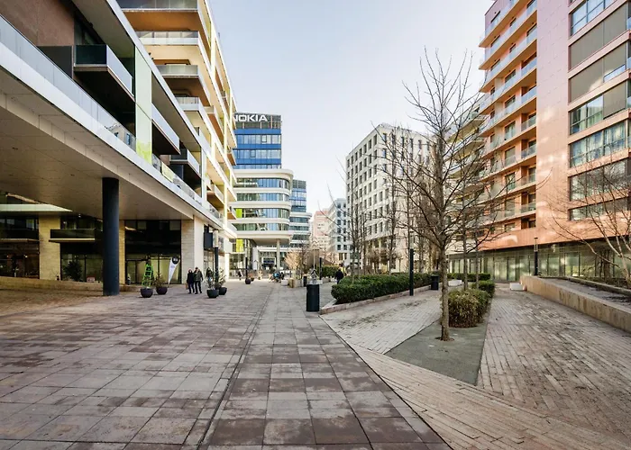 Modern Hub With Terrace & Parking Apartament Budapeszt